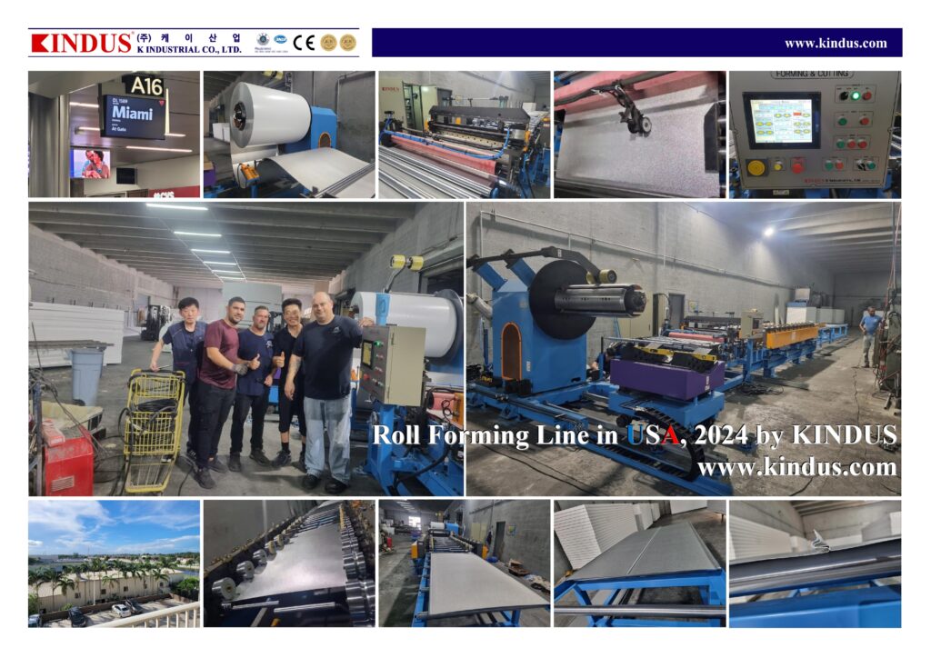 New Single Metal Sheet Roll Forming Line