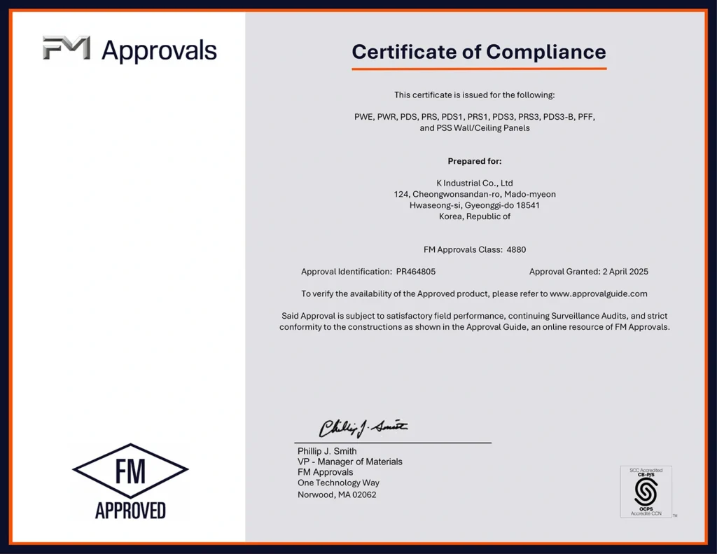 FM 4880 Certificate