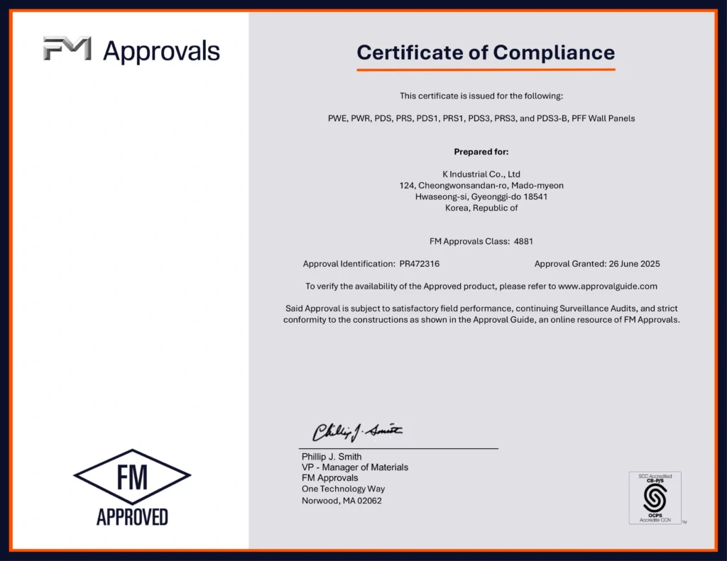 FM 4881 Certificate