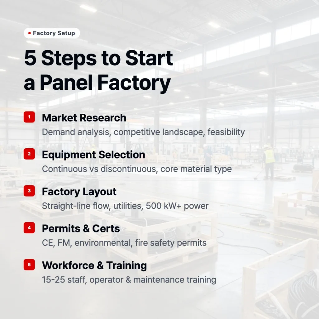 5 Steps to Start a Panel Factory cardnews
