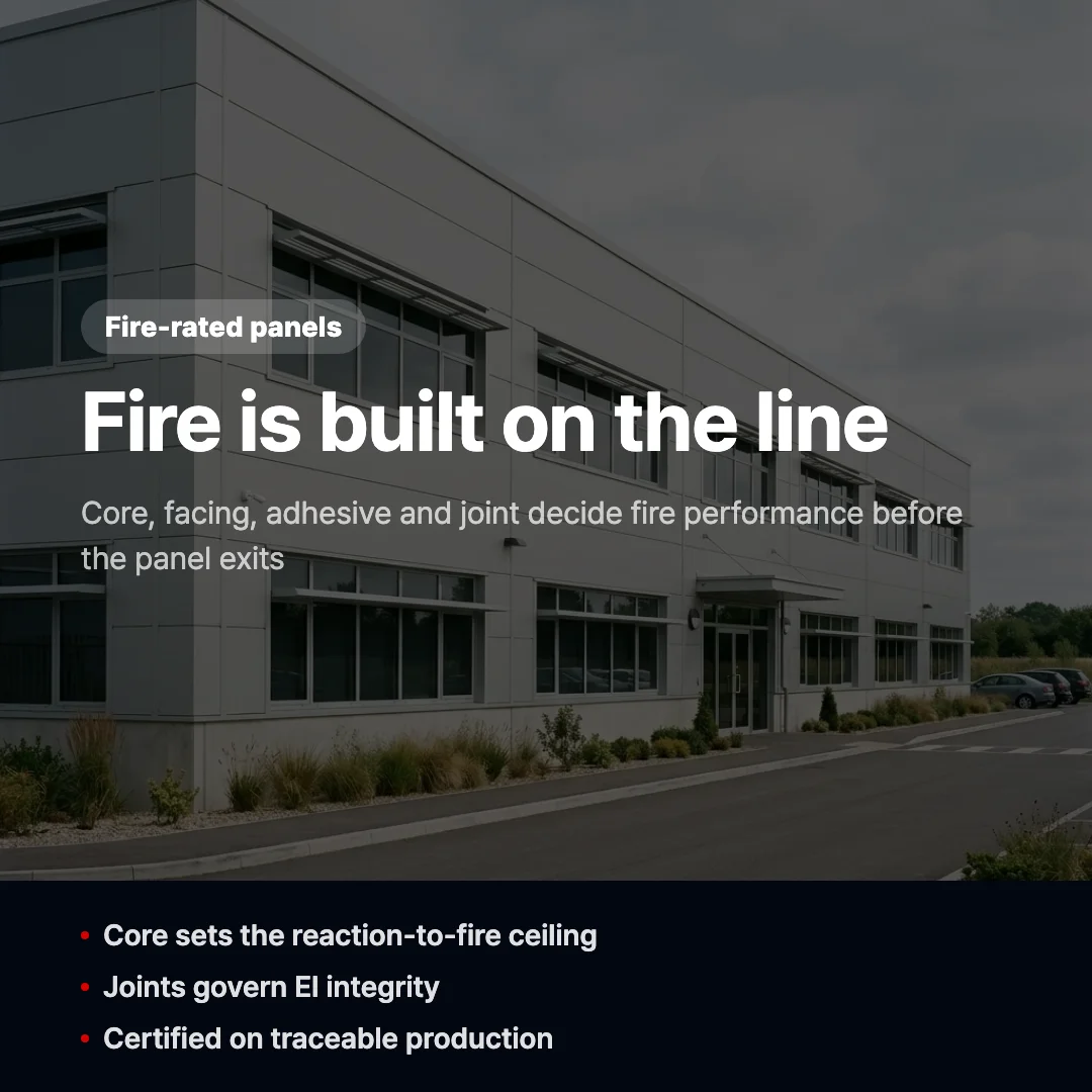 Fire Resistant Sandwich Panel Production: Materials, Process & Certification