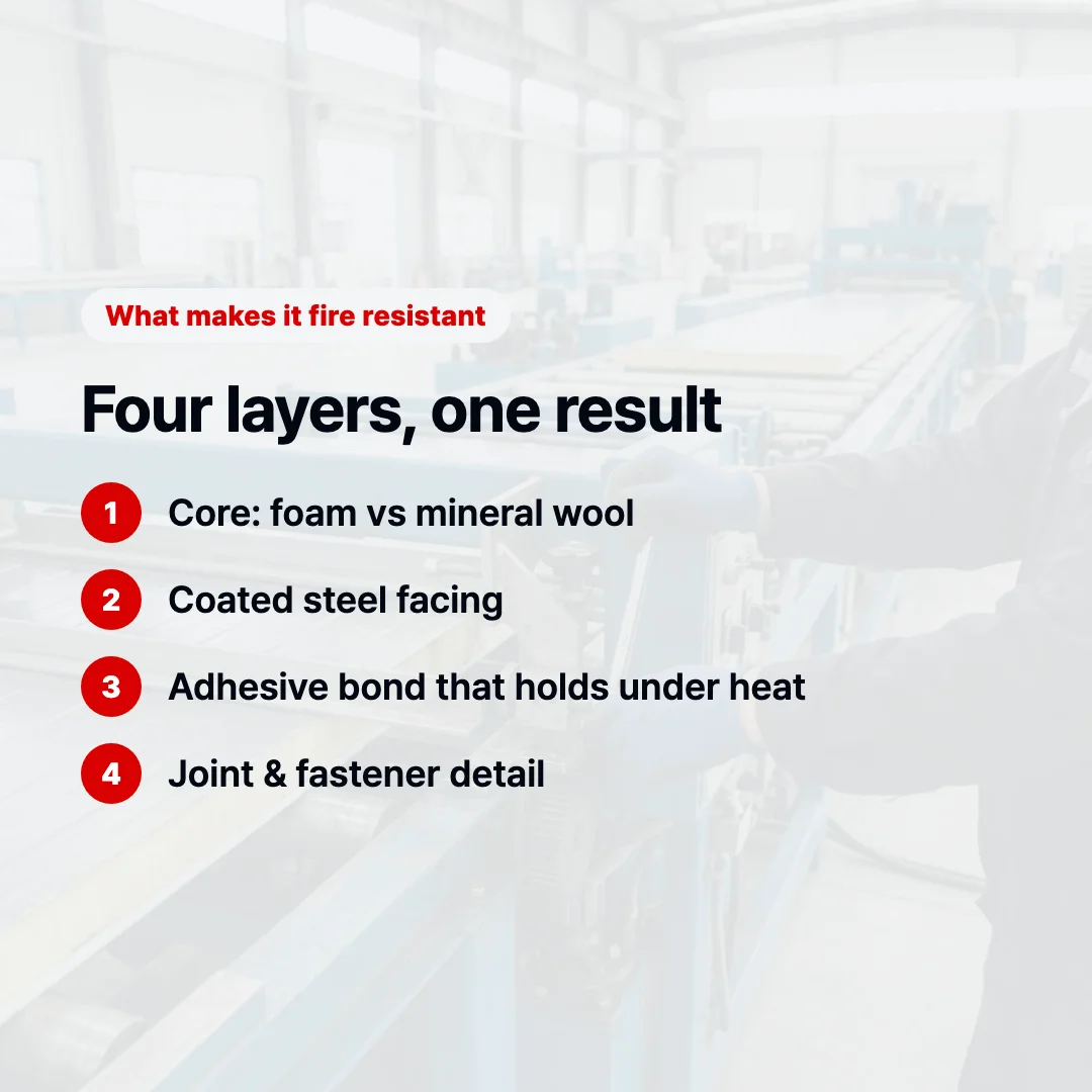 Fire-rated production line control points